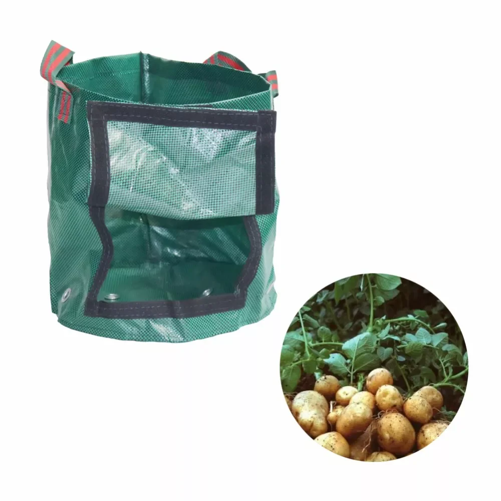 

10 Pcs DIY Potato Grow Planter PE Fabric Cultivation Bags Home Garden Balcony Vegetables Grow Bag Gardening Supplies