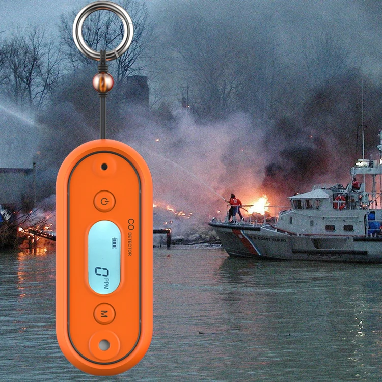 Marine boat toxic gas detector for carbon monoxide, hydrogen sulfide IP67 enlarge