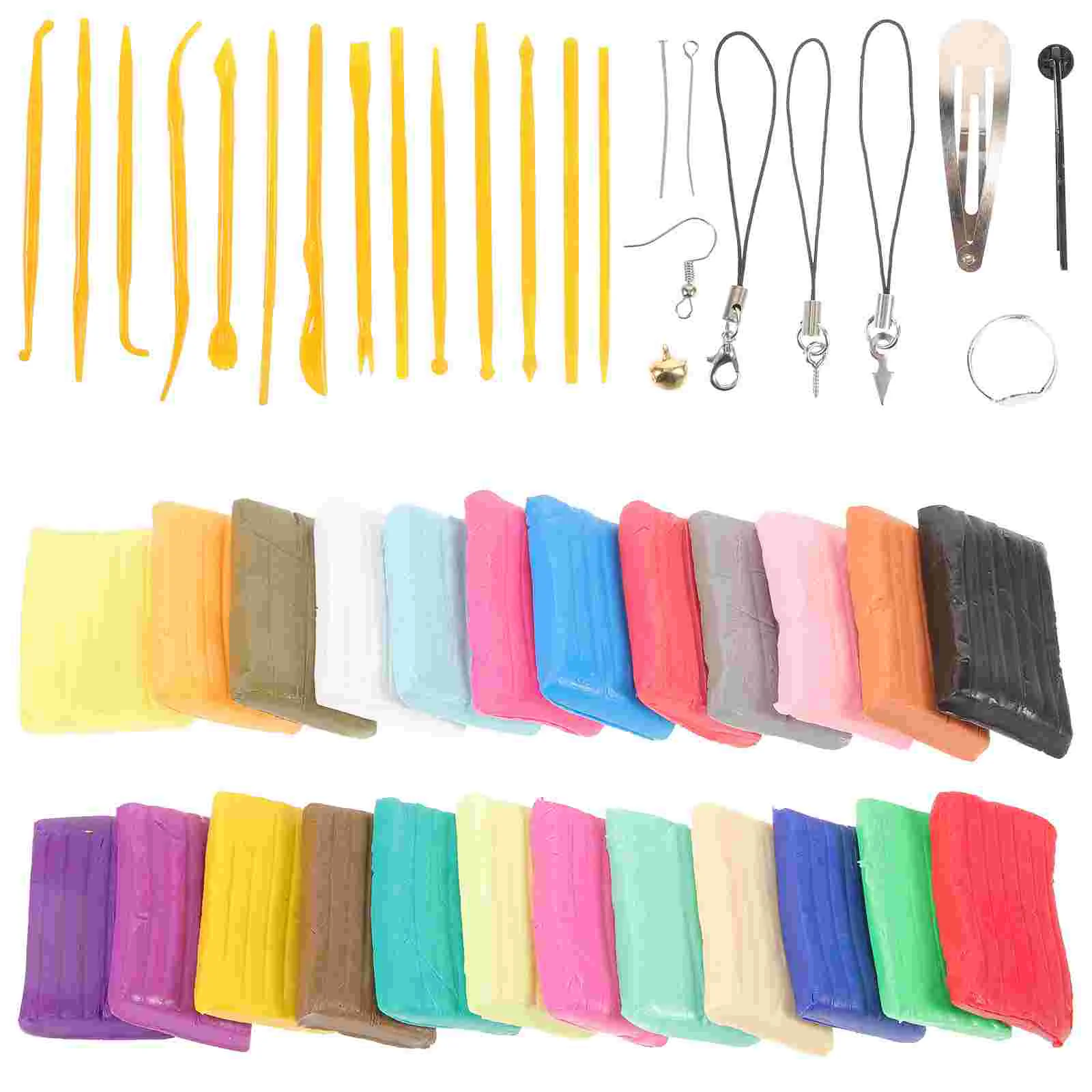 

Clay Funny Oven Bake Polymer Colorful Suite Kit DIY Modeling Plaything Child Children Air Dry Pottery Tools