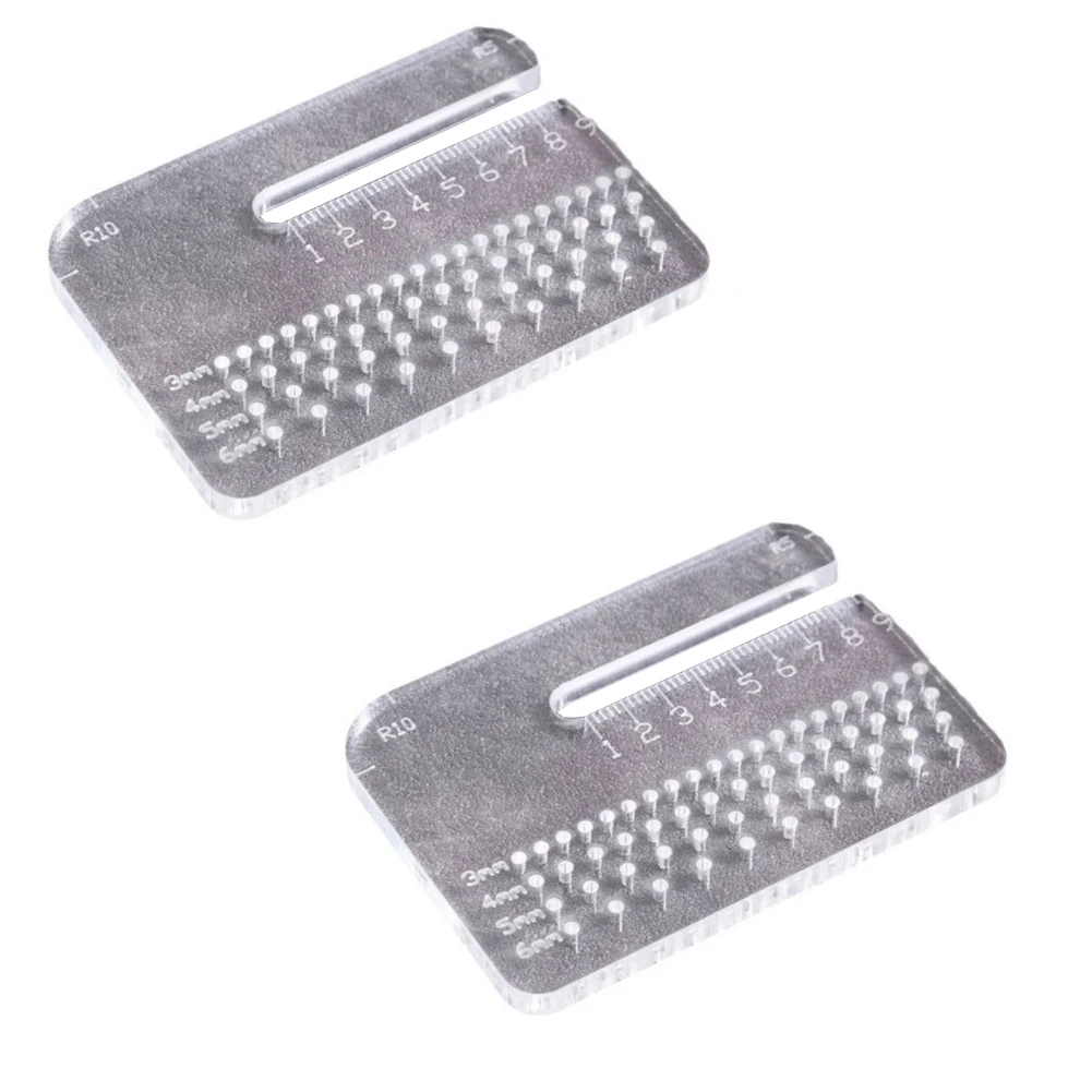 2 шт. вспомогательные пластины для пробивания кожаная вспомогательная пластина