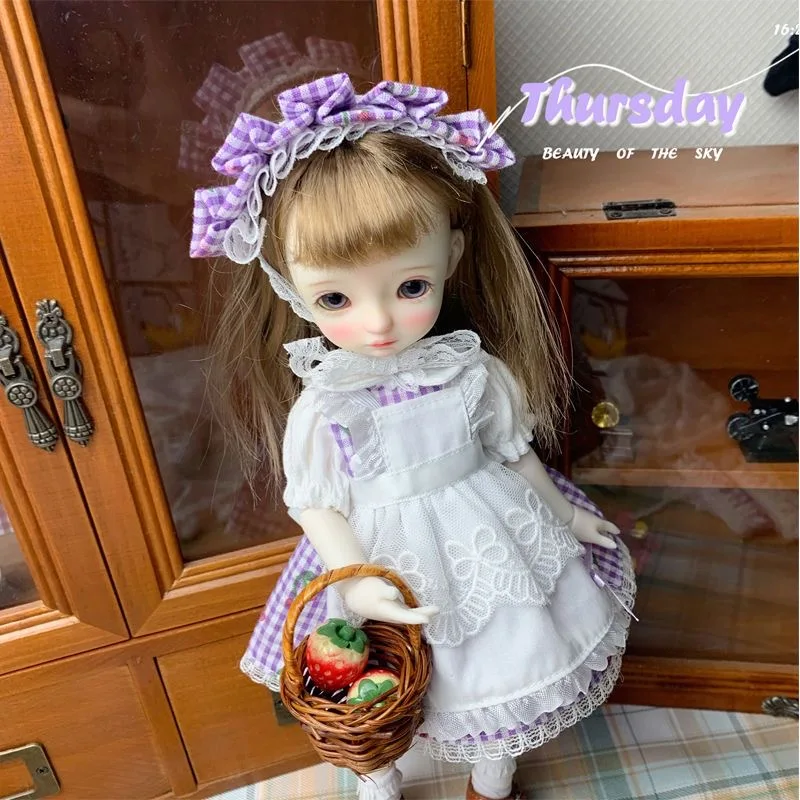 

Шарнирная кукла, Милая юбка в клетку, 1/6, 30 см, игрушечная ткань (подходит для, Azone,ICY, jerfish, аксессуары для куклы 1/6) 704732