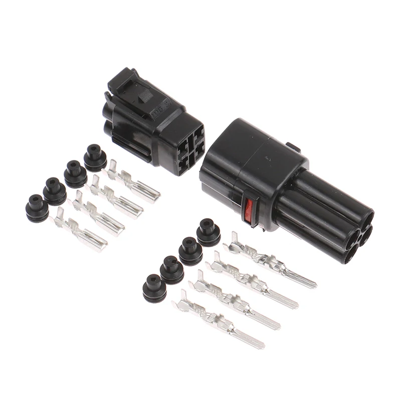 

1Pc 4Pin Motorcycle Connector Housing Automotive Wiring Plug 6188-0004 6180-4771 Male DJ7043-2-11 Female DJ7043-2-21
