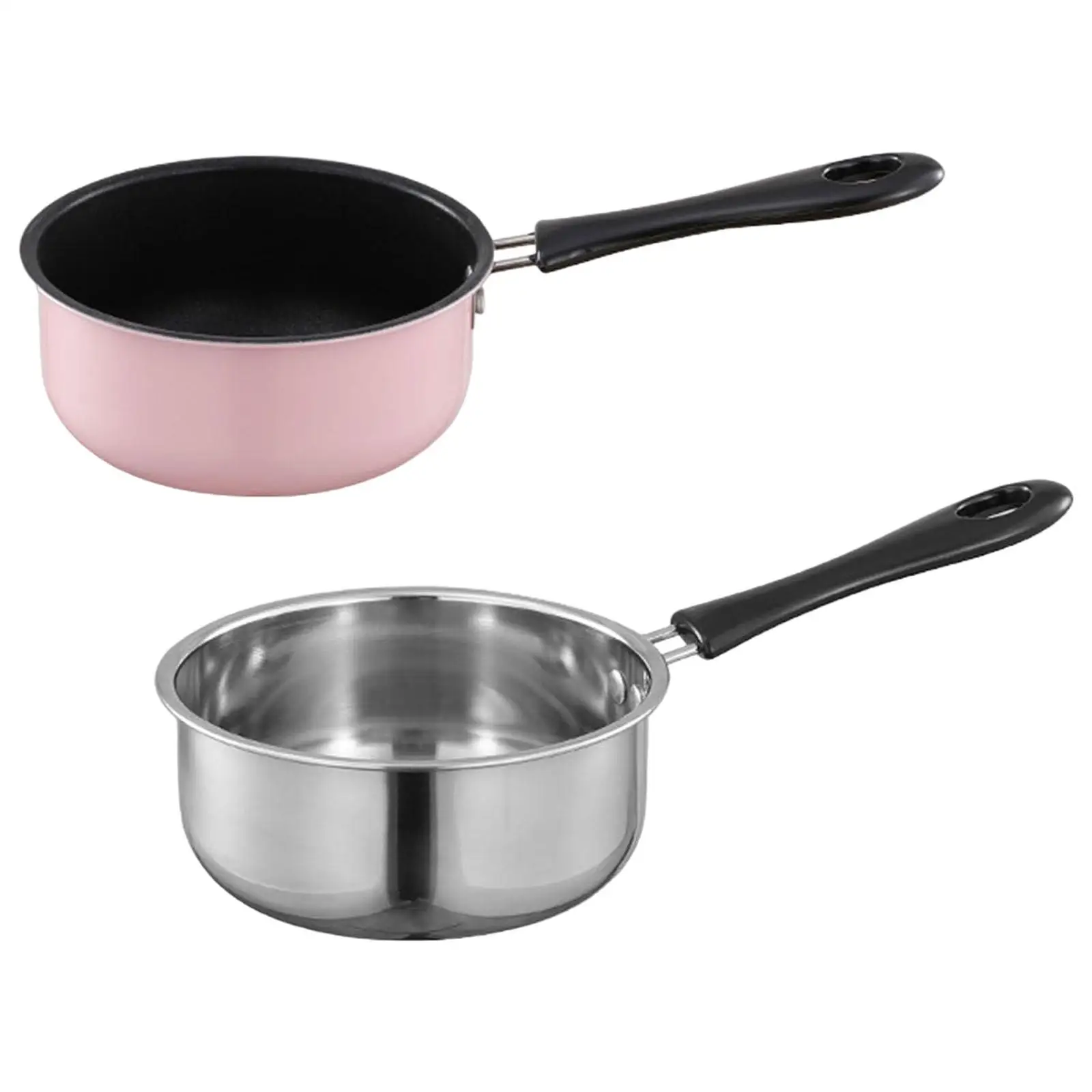 Маленькая кастрюля мини-суповая с длинной ручкой для кухни на колесах