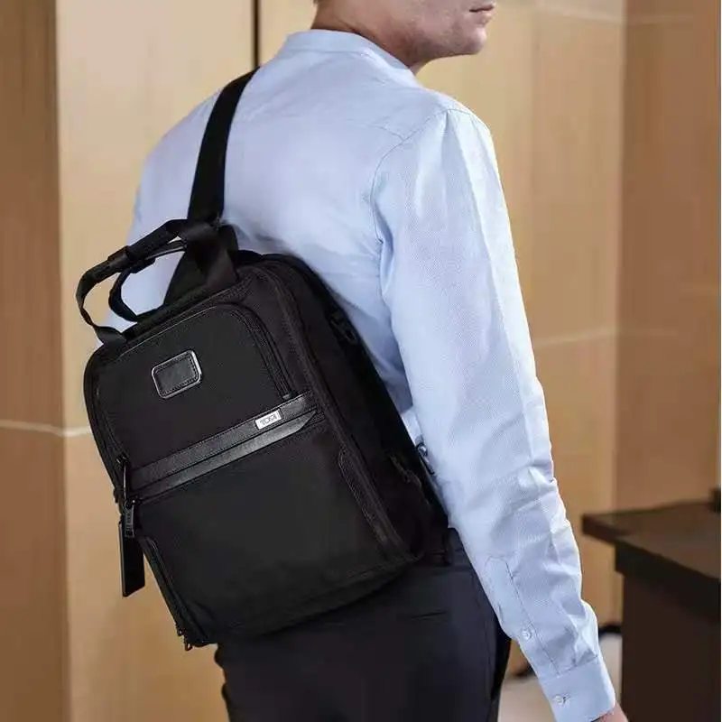 2203117D Single shoulder messenger nylon men's business casual briefcase computer bag