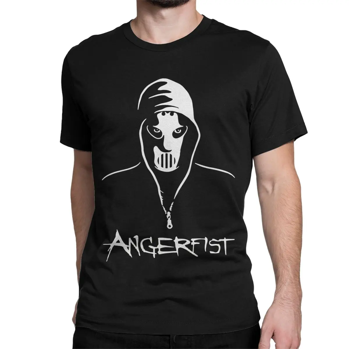 Футболка Angerfist Mainstream Gabba Hardcore для мужчин и женщин креативные футболки из чистого