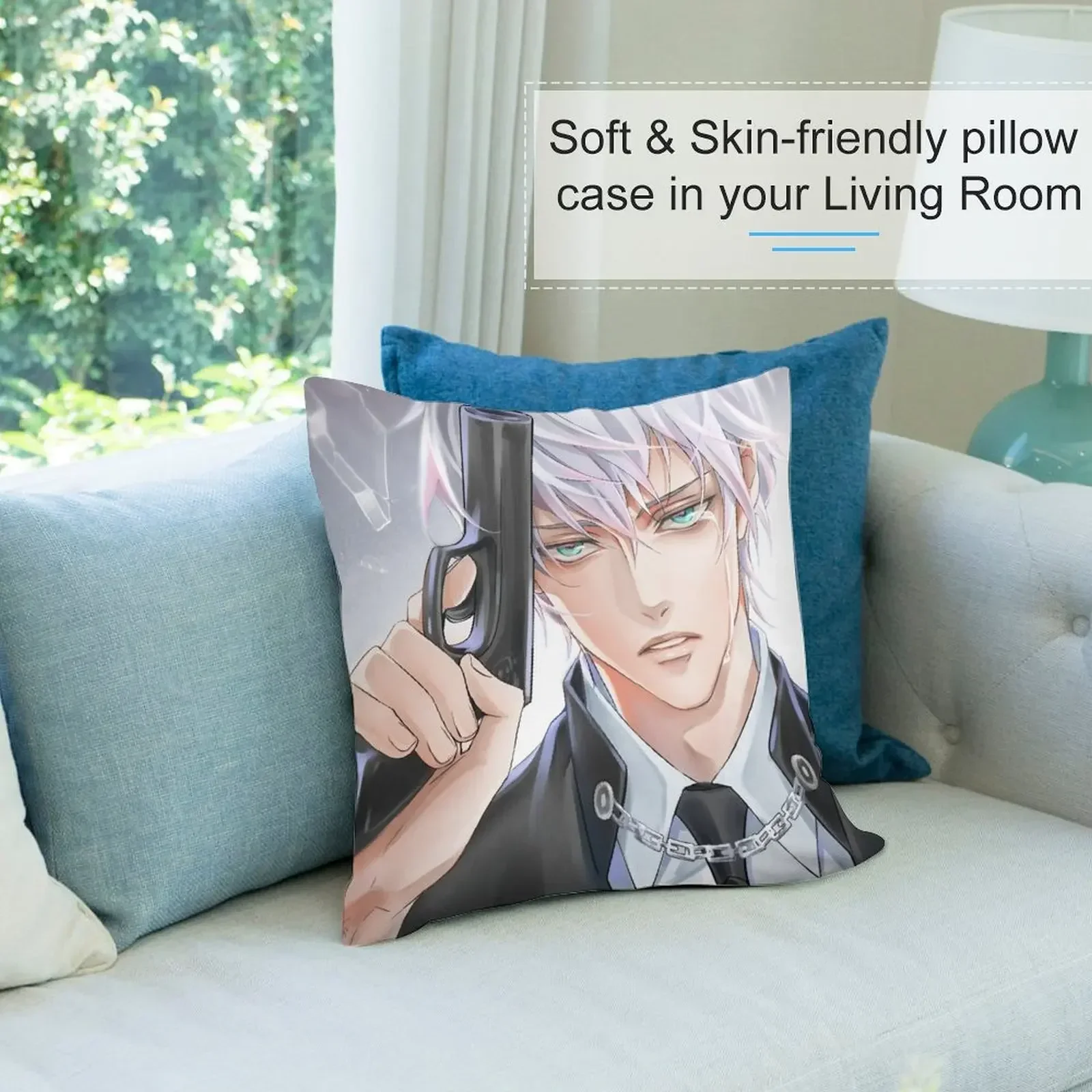 Saeran - Mystic Messenger Декоративная подушка Наволочки Подушка