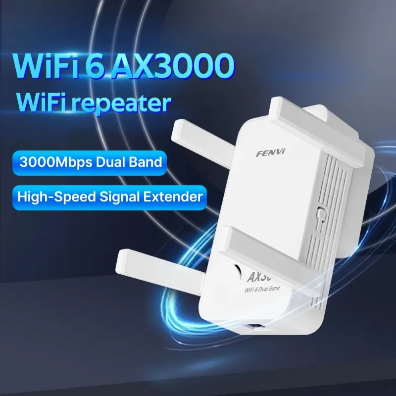 Wi-Fi 6 WIFI ретранслятор Гигабитный беспроводной удлинитель AX3000 двухдиапазонный 2 4/5