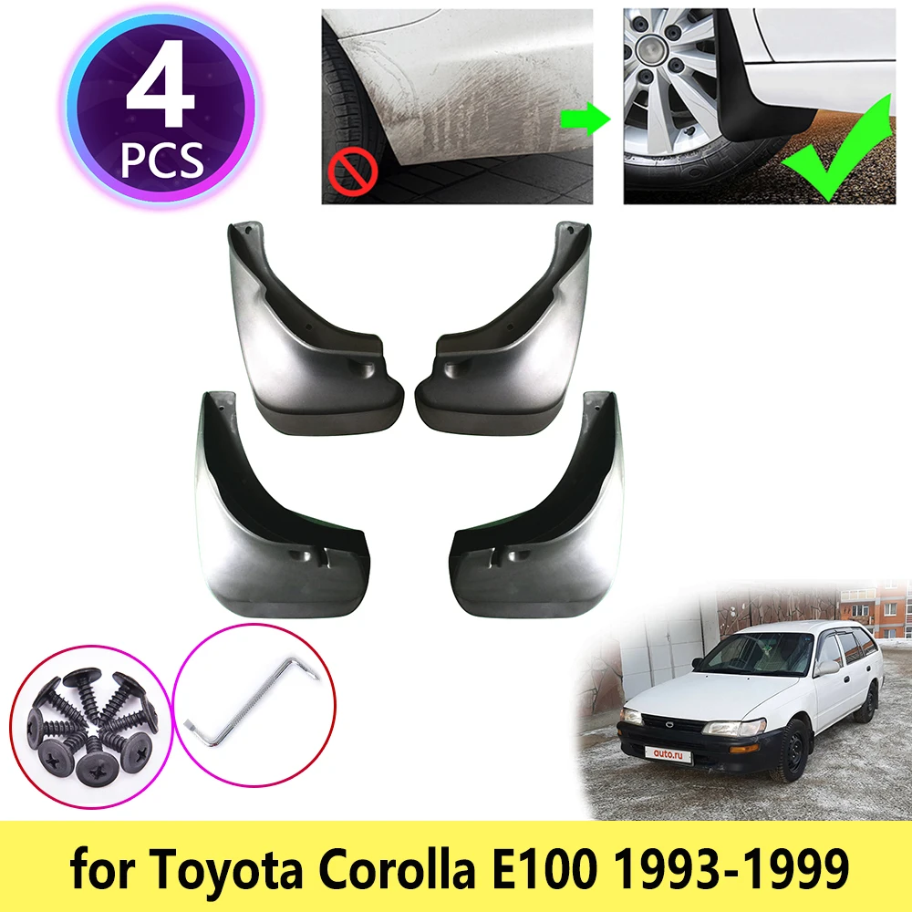 

for Toyota Corolla AE100 E100 1993~1999 Mudguards Mudflap Fender Mud Flaps Splash Flap Guards Accessories 1994 1995 1996 1997