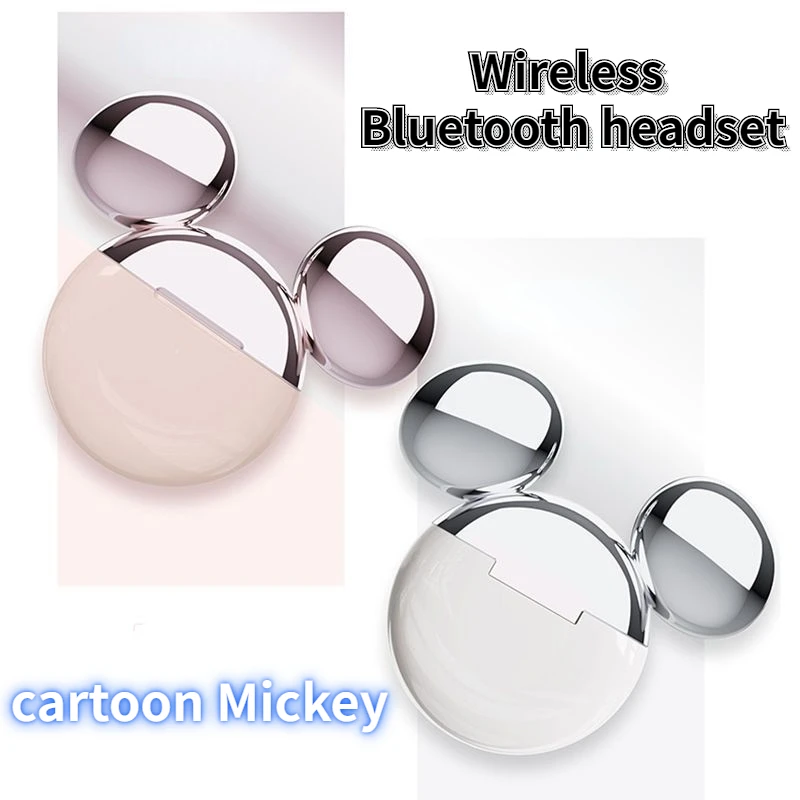 

Disney Bluetooth Headset Wireless Binaural in-Ear Boys and Girls Cute Sport Student Fashion Airpods Wireless Earbuds Headphones