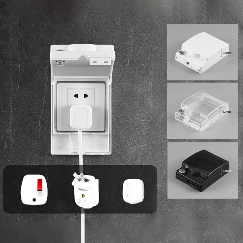 1 шт. 86 тип запираемая розетка водонепроницаемая пылезащитная коробка уличная