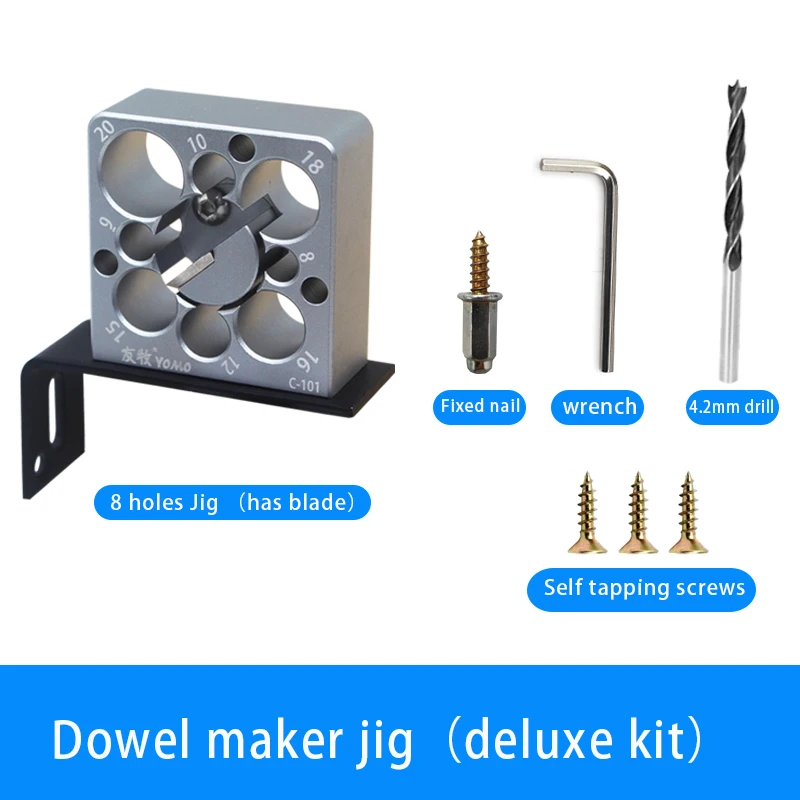 

Набор для изготовления дюбелей YOMO C101 8-20 мм