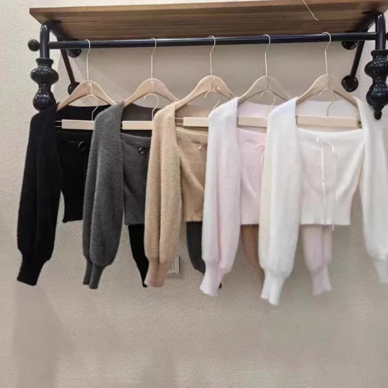 Женский укороченный кардиган Y2K