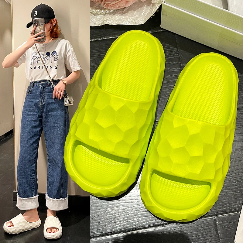 

Thick Sole Slippers Women's Spring 2023 New Bathroom Waterproof Comfortable Cool Slippers In Various Colors