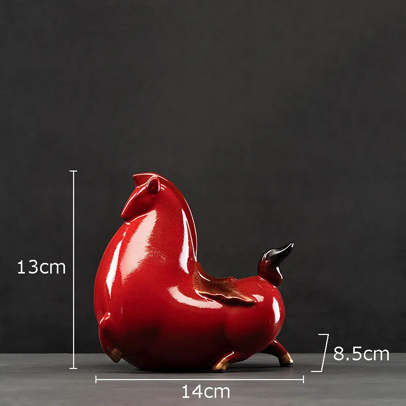 Украшения для стола Fat Horse Керамическая скульптура украшение гостиной винтажный