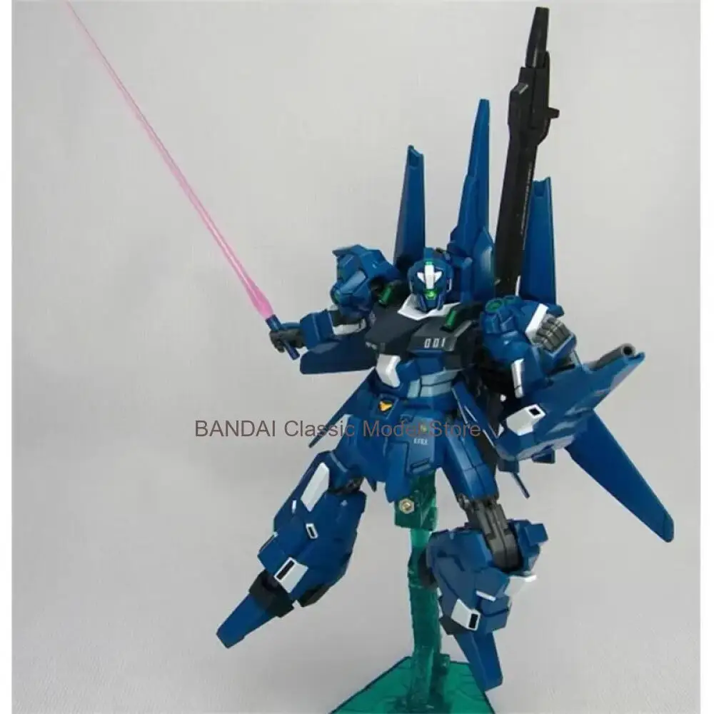 Фото Оригинальный набор для сборки модели Bandai Gundam HGUC 1/144 UNICORN RGZ-95C ReZEL Commander Type, аниме-фигурка, игрушка для мальчиков, подарок №4