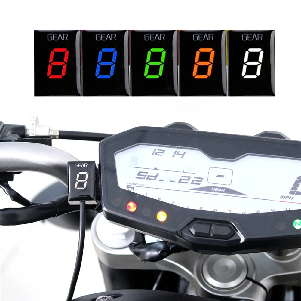 

LED Motorcycles Gear Indicator Display For Honda CB250F (with Digital Travel/odo)15 CB300F 15-18 CB400X 13-16 CB500F 13-18