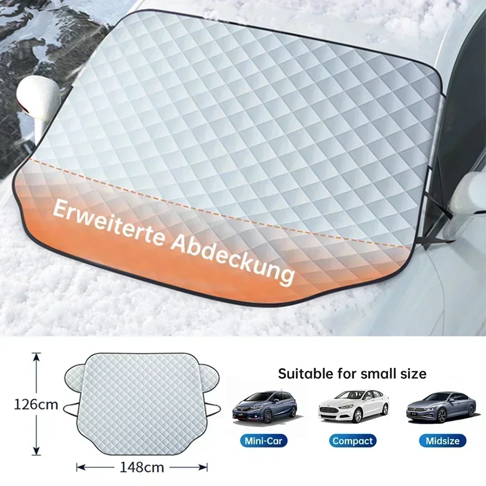 Для Skoda Yeti Superb A7 Kodiaq Octavia Rapid Fabia автомобильный противоснежный защитный хлопковый солнцезащитный козырек против льда и мороза