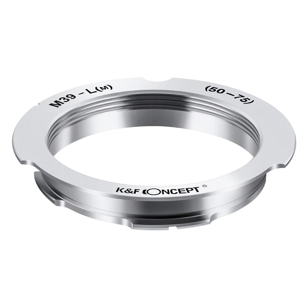 

K&F Concept New Lens Adapter for Leica M39 50mm/75mm Lenses to Leica M Camera Body Mount Adapter Non-SLR Accessories Replacement