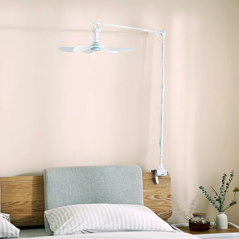 Xiaomi Premium New 6 Leaves 220V Ceiling Fan Air Cooler Hanging USB Powered 16.5 inch Tent Fans Camping Outdoor Dormitory Bed