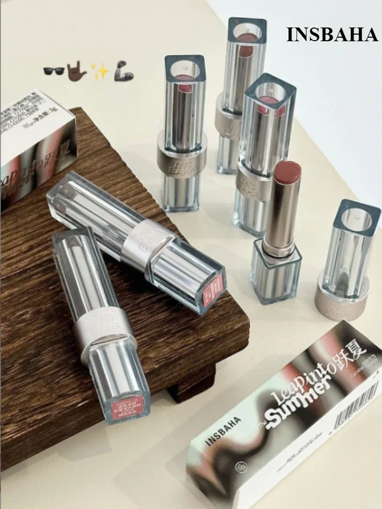 Летняя зеркальная губная помада INSBAHA с эффектом скачков яркость устойчивость к