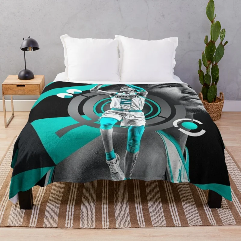 

LaMelo Ball Throw Blanket fur throw blanket sofa blanket with tassels