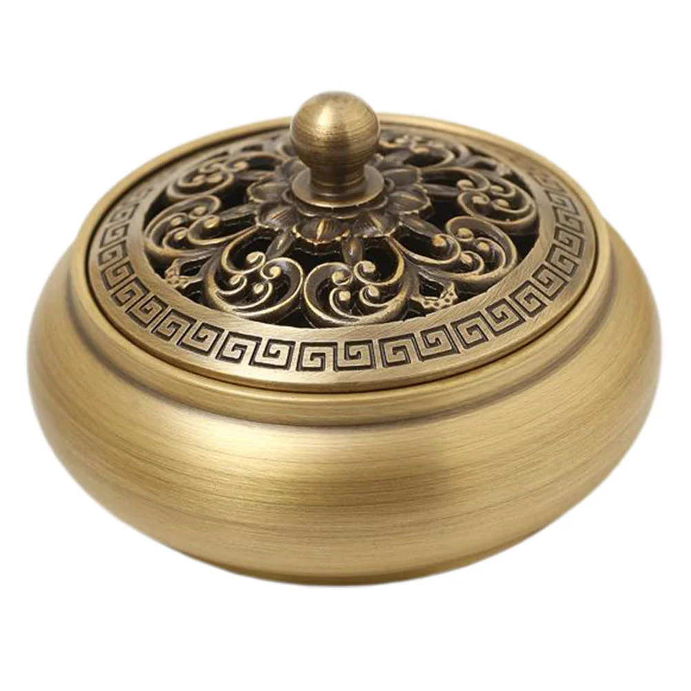 

Burner Holder Cone Aromatherapy Metalstick Frankincense Copper Incence Arab Mabkhara Fengshui Stove Retro Censer Vintage