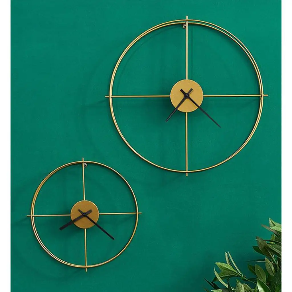 14 &quot/20&quot железные настенные часы 3D бесшумные внутренние декоративные подвесные