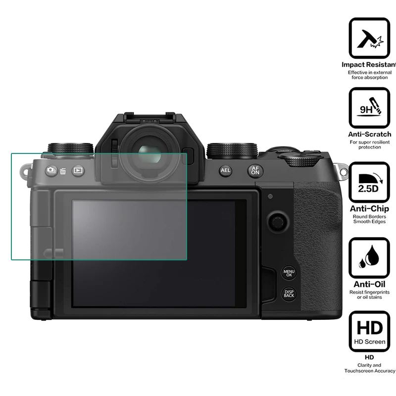 

Жесткое закаленное стекло HD защитная пленка для фотоаппарата Fujifilm X-S20 XS20 Защитная пленка для ЖК-дисплея защитные аксессуары