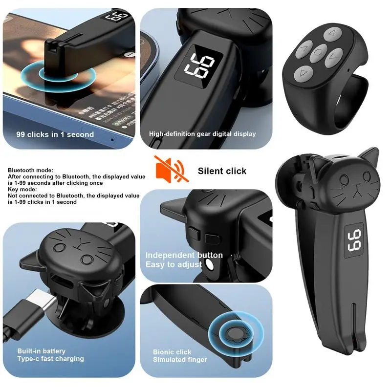 Автоматический экран Clicker Электрический автоматический Тернер страниц для Kindle