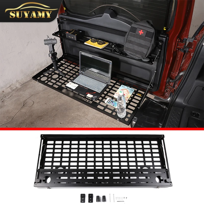 Buy Tailgate Table Fit For Toyota FJ Cruiser 2007 2021 Car Accessories Rear Door Cargo Luggage Carrier Foldable Shelf Storage Rack