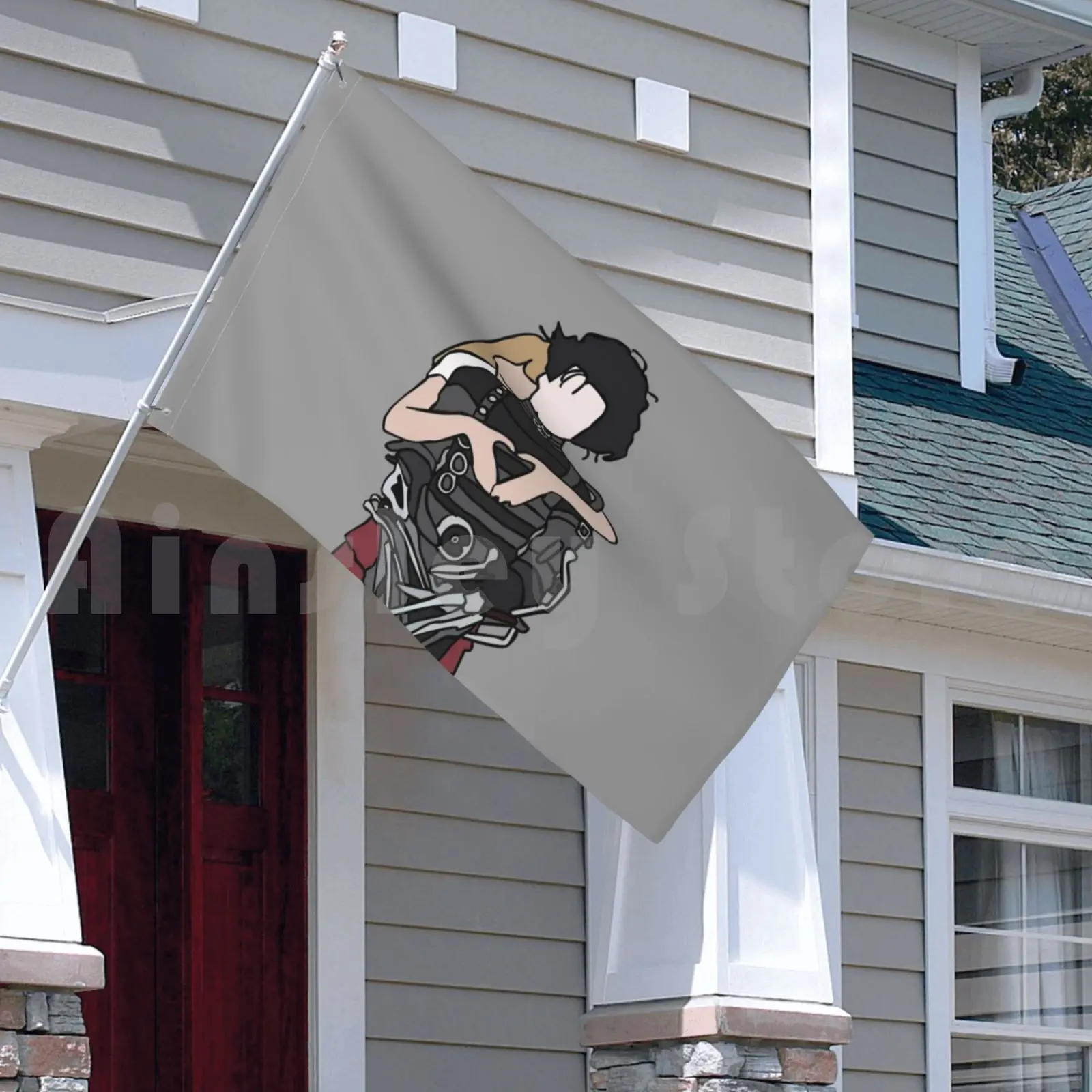 Флаг Автомобильный флаг Эдвард Руки-ножницы головной убор Джонни Депп