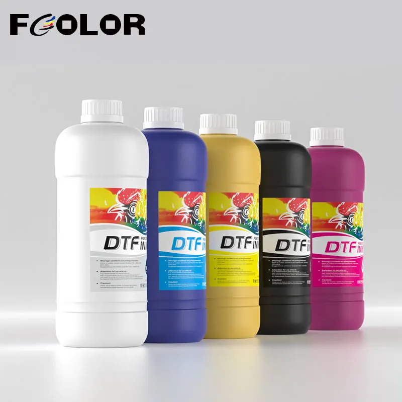 Универсальные чернила DTF Fcolor для складской США 1000 мл * 6 набор чернил переноса