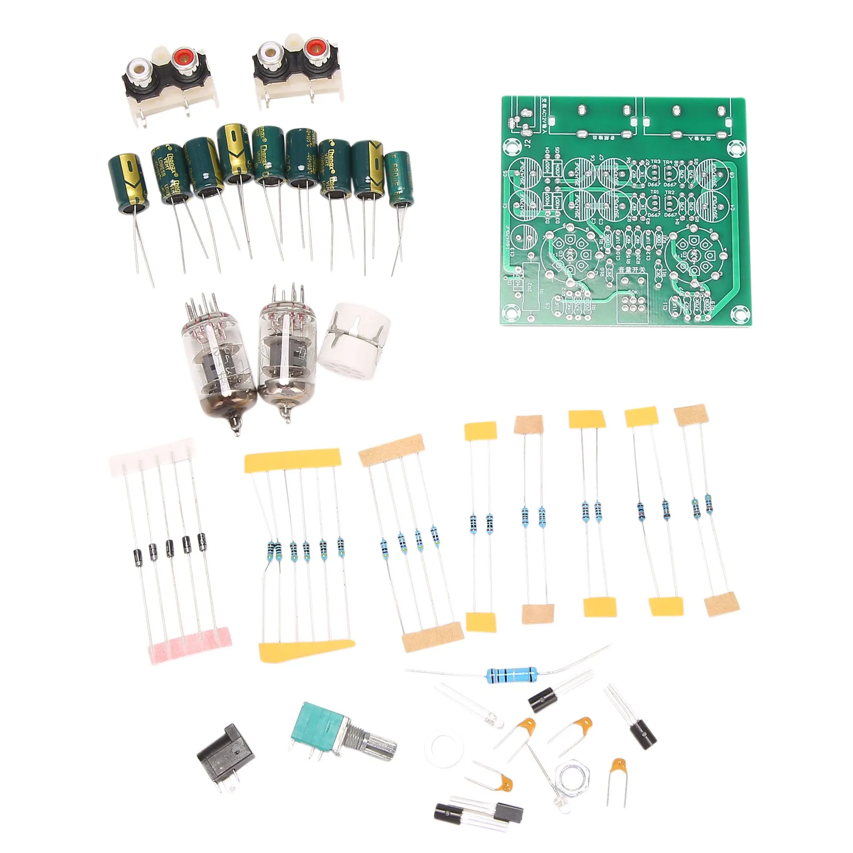 

Tube Amplifiers Audio board Amplifier Pre-Amp Audio Mixer 6J1 Valve Preamp Bile Buffer Diy Kits