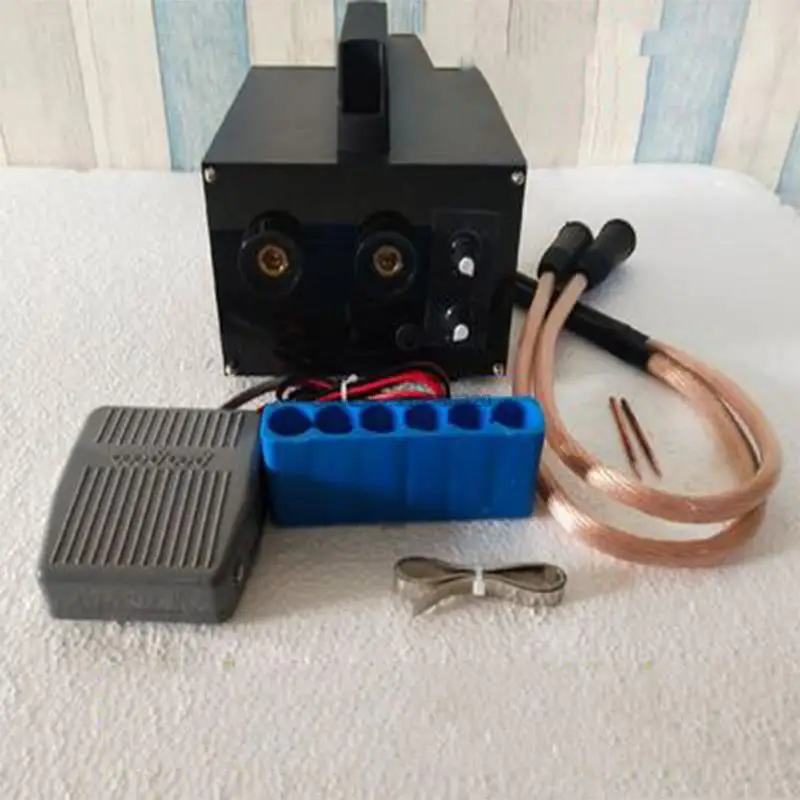 

Комплект точечной батареи 5500 Вт сварочный инструмент Портативный Регулируемый точечный сварочный аппарат 0,2 мм никелевая полоса для DIY батареи 18650