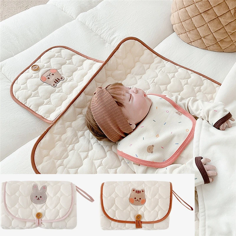 

Portable Baby Diaper Changing Mat Foldable Nappy Pad Waterproof Newborn Bedding Diaper Mattress Changing Cover Pad Infant Items