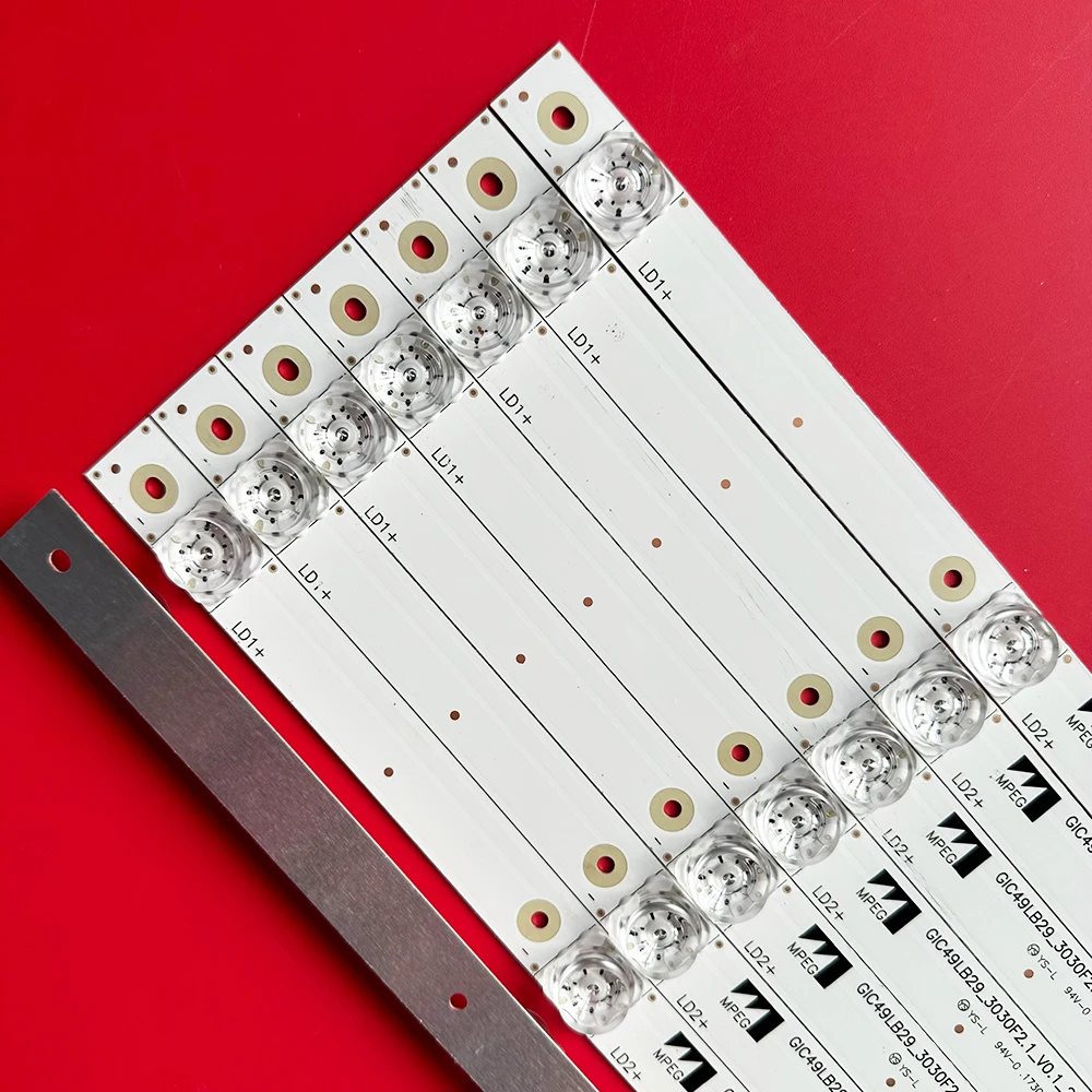 1/5TV светодиодная подсветка для TCL GIC49LB29-3030F2.1 D49A620U 49P1-UD tmt_49p3-c_8x4 4C-LB4904-HR07J 49P3F 49A950C