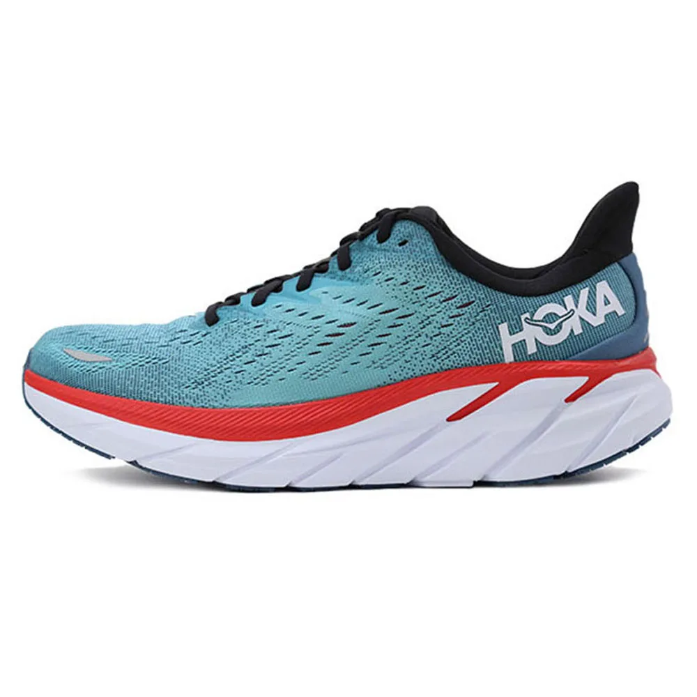 Original HOKA Clifton 8 Road Running Shoes Men Shockproof Outdoor Cross Country Durable Sports Sneakers Women Casual Breathable