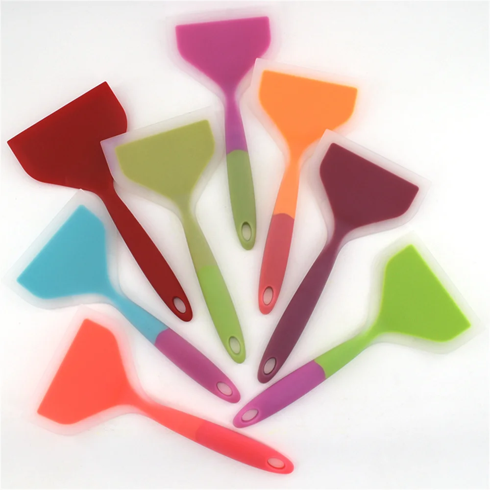 

Hanging Hole For Storage Food Grade Kitchenware Cooking Utensils One-piece All-inclusive Silicone Cooking Tools Silicone Spatula