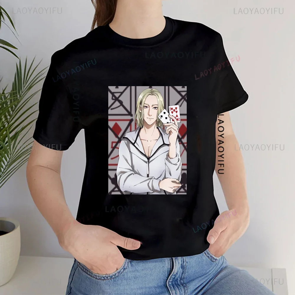 Футболка с эмблемой Алисы в бордерленде стиле аниме для мужчин/женщин модная