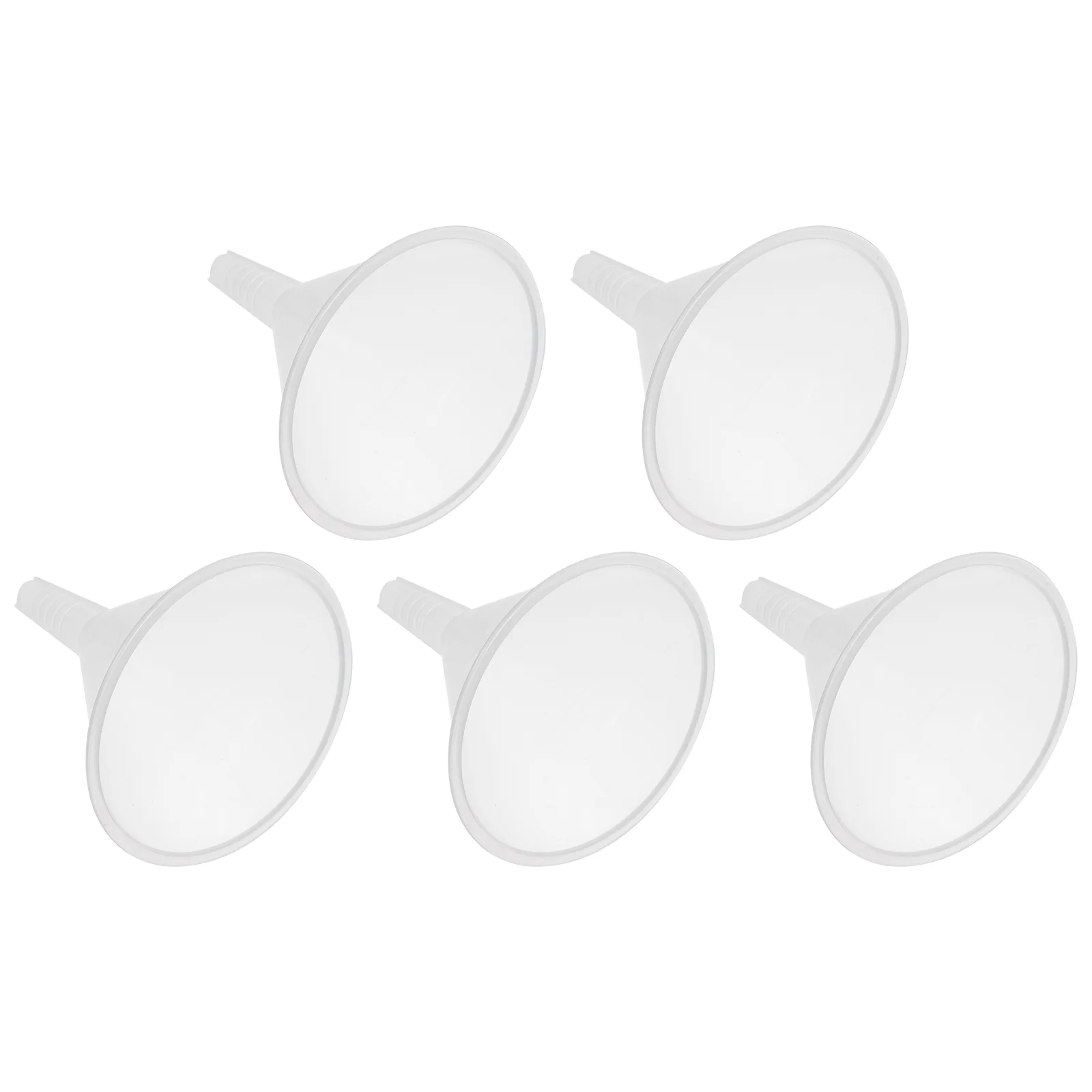 

5 Pcs Laboratory Funnel Filter Scientific Filling Mini Funnels Experiment Plastic Thick Wall Small