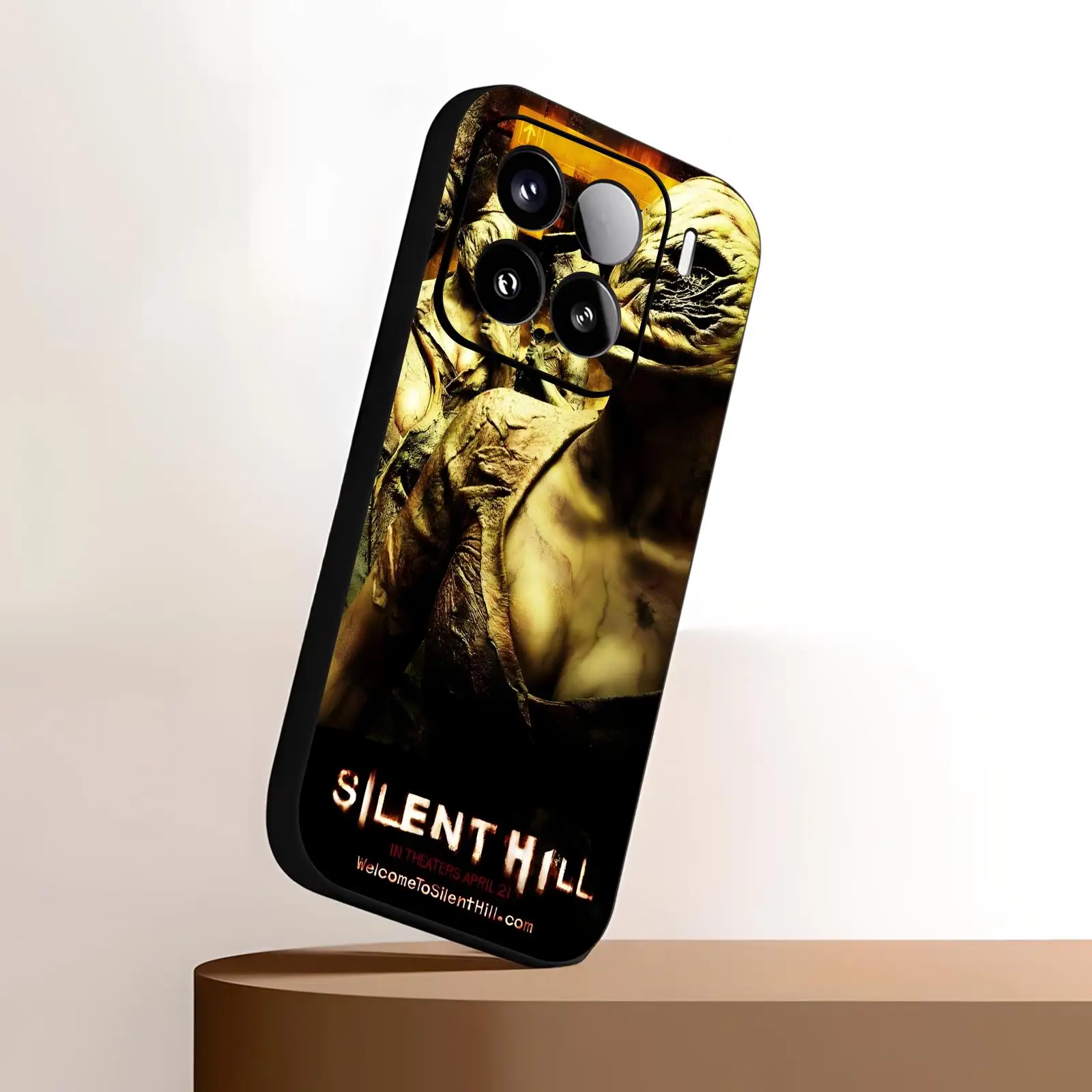 Фото Чехол для телефона SILENT HILL для Xiaomi 17 15 14 13 12 11 T Ultra Pro, мягкий черный противоударный чехол №3