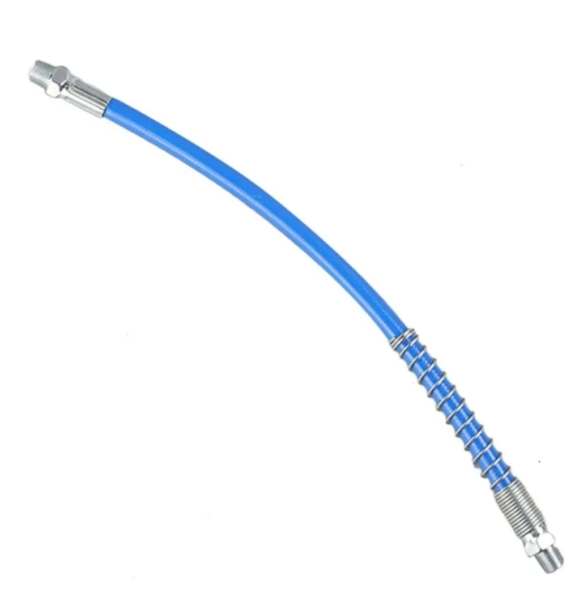 

Шланг для смазочного пистолета, 30 см, гибкий тяжелый гибкий шланг, взрывозащищенный пружинный смазочный шланг для ручного и пневматического смазочного пистолета