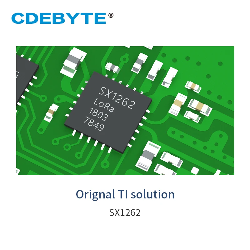 5Pcs SX1262 LoRa Module 915MHz 868MHz Wireless RF Long Distance 22dBm E22-900T22D FEC SMA-K Antenna Transceiver and Receiver
