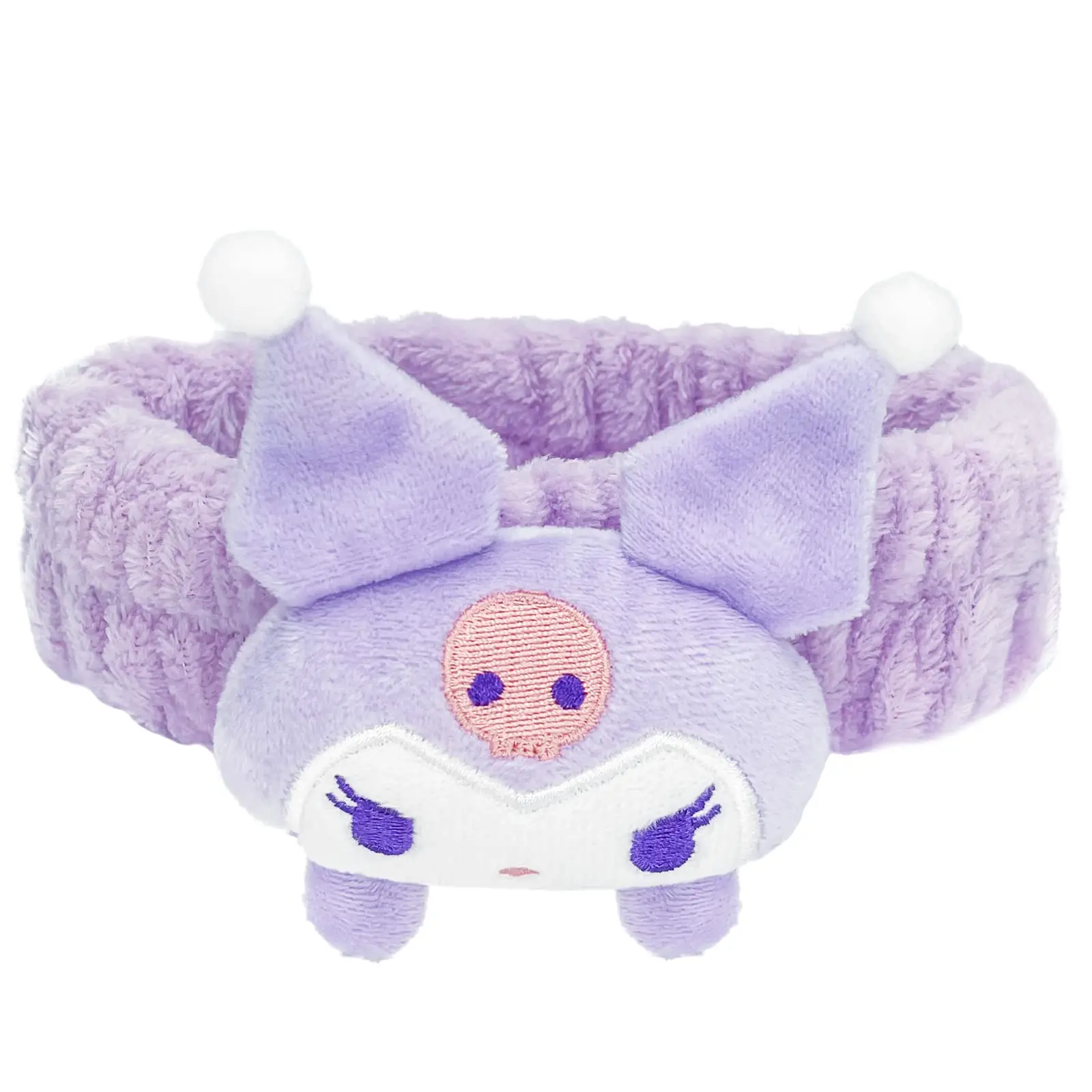 

Sanrios Melody Kuromi Cinnamoroll Wash Face Wash Makeup Headband Non Slip Headband Elastic Pressure Hair Band Cute Cartoon Sweet