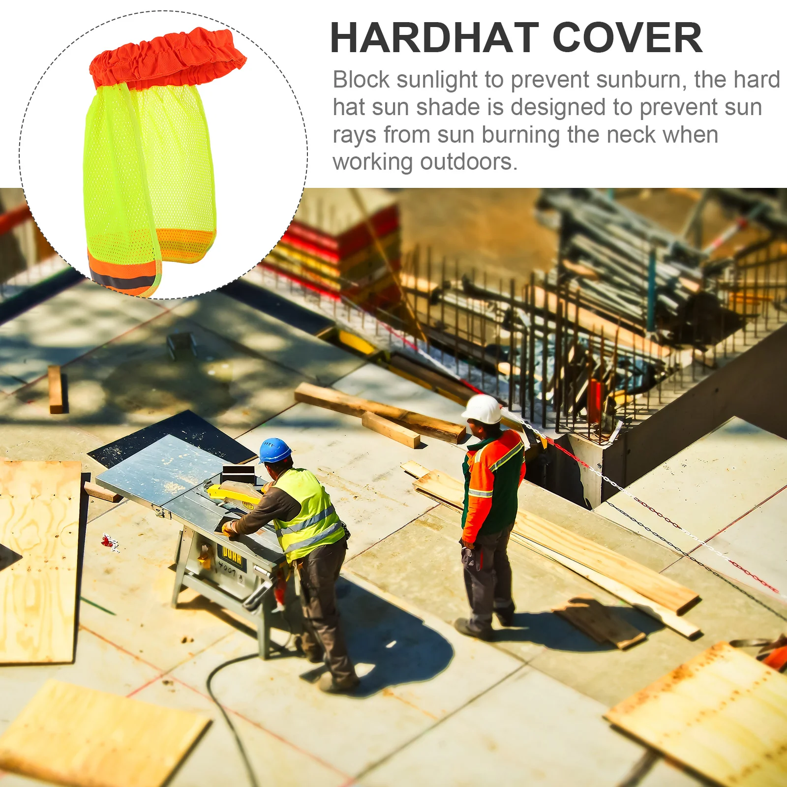 2 шт. светоотражающая полоса полосатая шляпа каски оттенок каска 100% сетка из