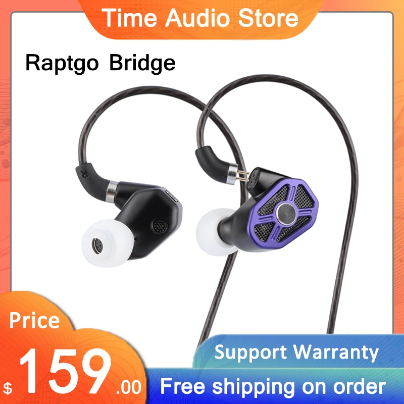 Монитор-вкладыш Raptgo Bridge 2BA + 2DD + PZT