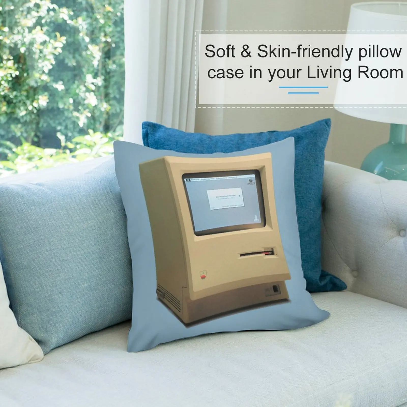 Machintosh Plus роскошная Рождественская подушка в стиле ретро