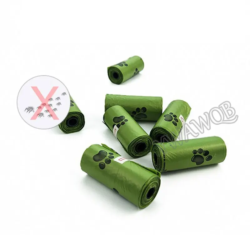 

Dog Poop Bag Degradable Disposable Bags For Garbage Roll Pet Cat Scooper Bag Outdoor Clean Pets Accessories Supplies Dispenser