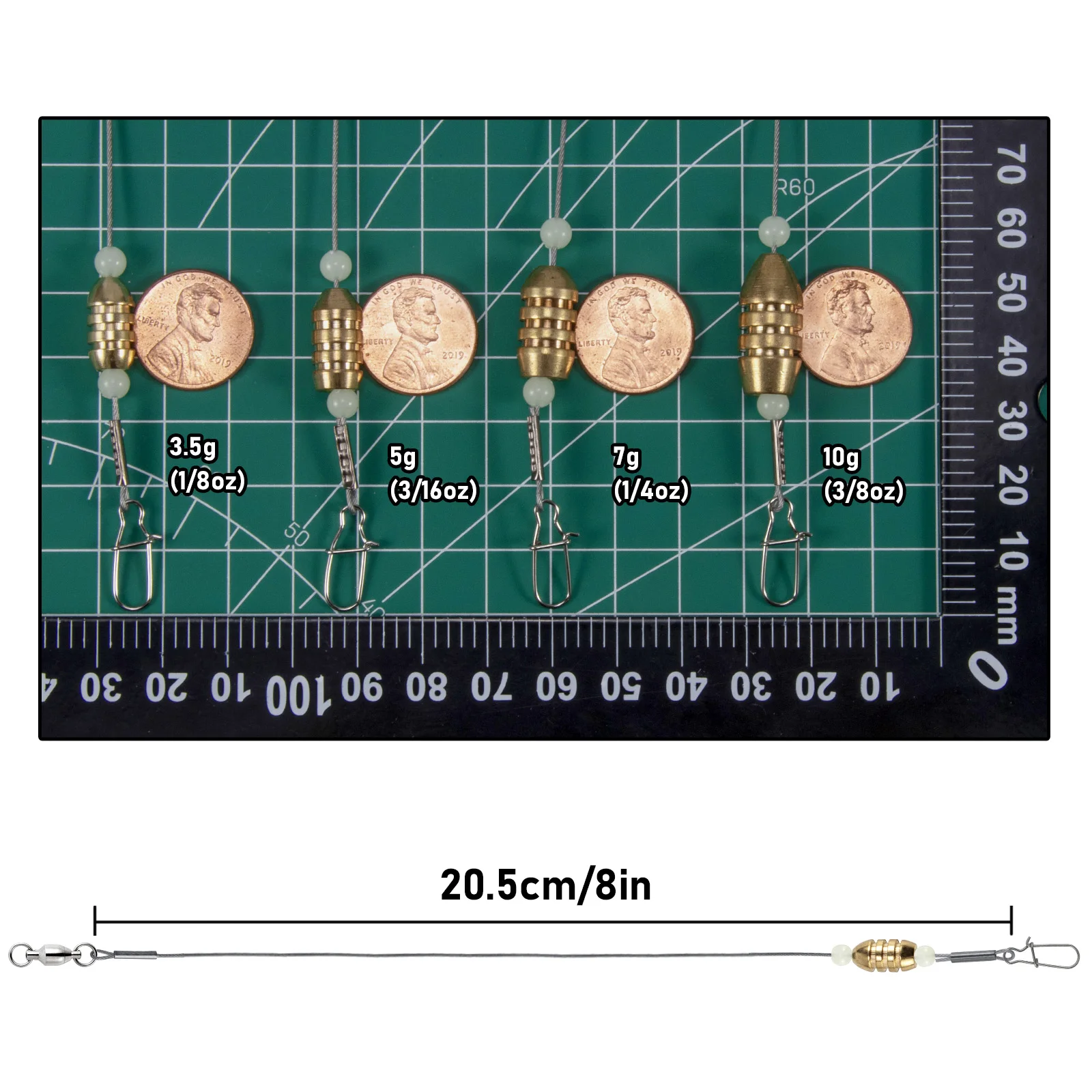 10 шт. рыболовные снасти 3 5-21 г