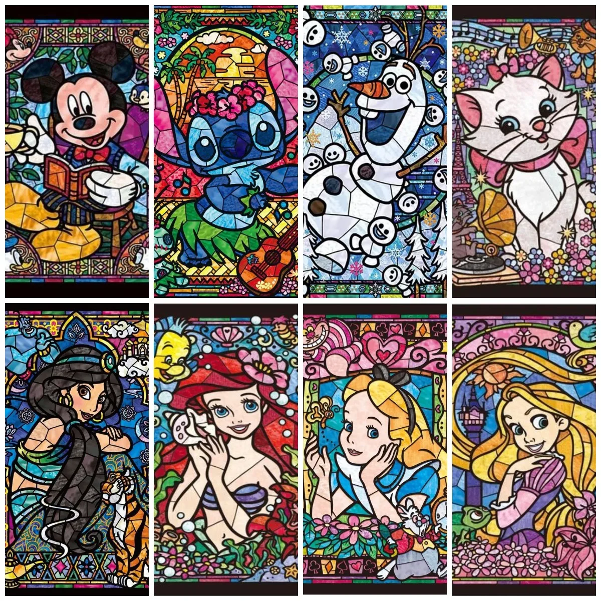 

Diamond Painting Cartoon Princess Animal Disney Characters Mosaic Fantasy Art 5D DIY Round ​Cross Stitch Embroidery Home Decor
